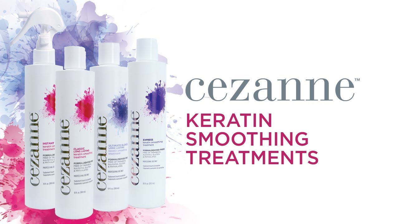 Cezanne Keratin Smoothing treatment products