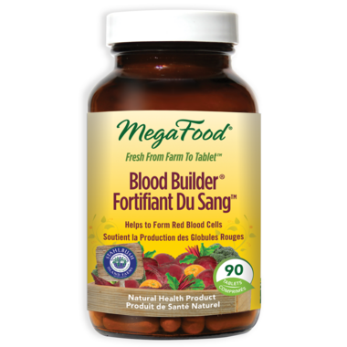 Mega Foods Blood Builder Iron Supplements 