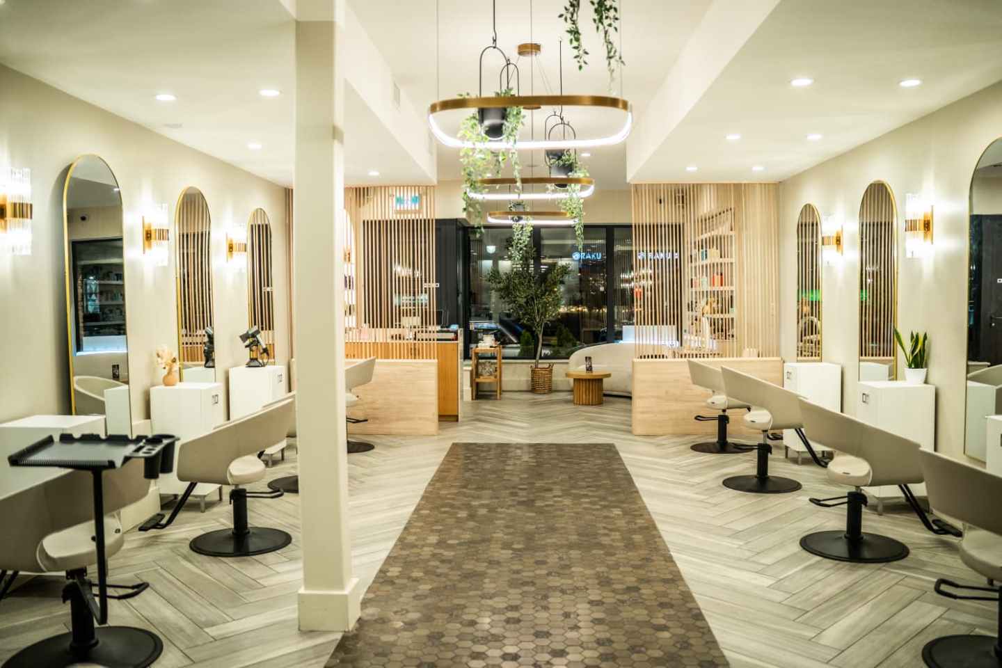 La Rouge Hair and Spa lobby wide shot